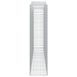 Габионни кошници арка 5 бр 400x50x200/220 см поцинковано желязо