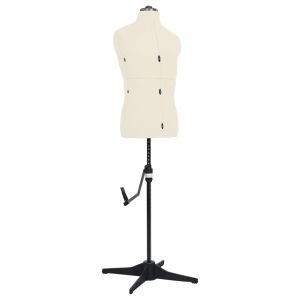 Регулируем манекен, мъжки, кремав, размери 37-45