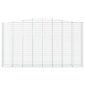 Габионни кошници арка 7 бр 400x50x220/240 см поцинковано желязо