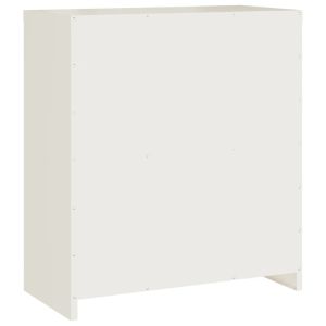 Шкаф за папки бял 79x40x90 см стомана