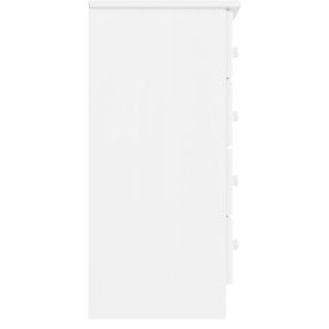 Скрин ALTA, бял, 77x35x73 см, бор масив