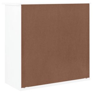 Скрин ALTA, бял, 77x35x73 см, бор масив