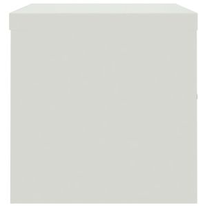 Шкаф за папки светлосив 90x40x40 см стомана