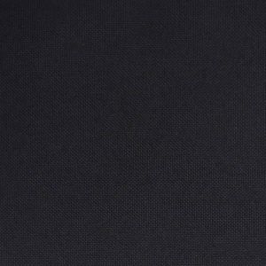 Люлеещ се стол с табуретка, черен, плат