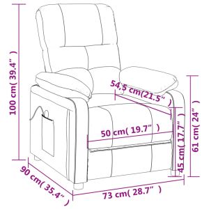Масажен стол, кремав, текстил