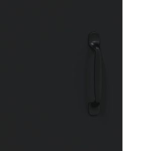 Сайдборд, черен, 69,5x34x90 см, инженерно дърво