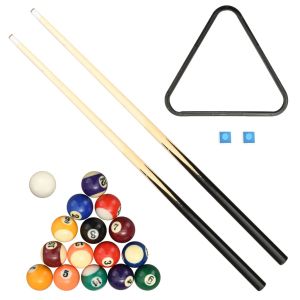 Мини билярдна маса, 3 фута, 92x52x19 см, черно и зелено