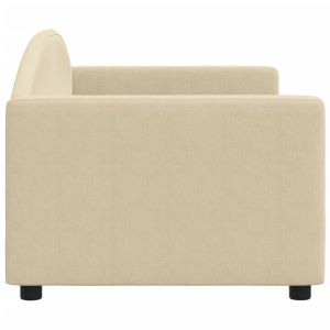 Кушетка, кремава, 80x200 см, плат