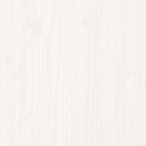 Рамка за детско легло с чекмеджета, бяла, 80x200 см, чам масив