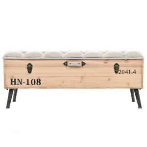 Пейка за съхранение, 110 см, масивна ела