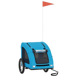 Ремарке за колело за любимци син Оксфорд плат и желязо