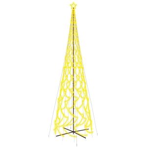 Коледна елха конус, топло бяло, 3000 LED, 230x800 см
