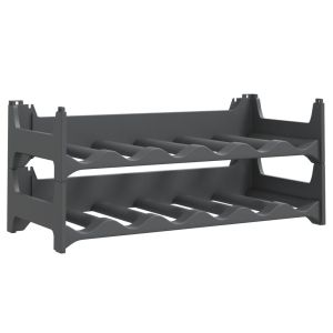 Поставка за вино за 12 бутилки PP с възможност за подреждане