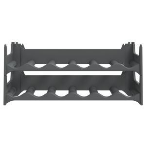 Поставка за вино за 12 бутилки PP с възможност за подреждане