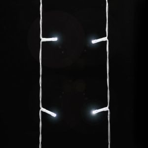 Коледни лампички за елха 320 LED студено бяло 375 см