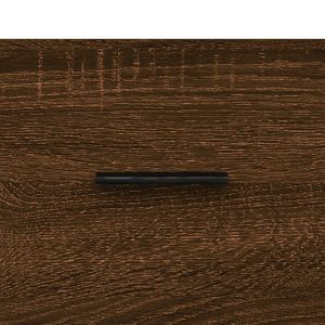 Шкаф за обувки, кафяв дъб, 102x36x60 см, инженерно дърво