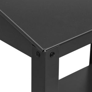 Стойка за саксии антрацит 75,5x54,5x100 см поцинкована стомана