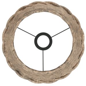 Абажур за лампа кафяв Ø30x20 см ракита