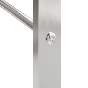 Стойка за дърва за огрев, 50x28x56 см, неръждаема стомана