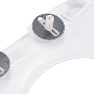 Тоалетна седалка, плавно затваряне, бърз монтаж/демонтаж, бяла