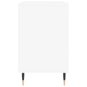 Шкаф за обувки, бял, 102x36x60 см, инженерно дърво