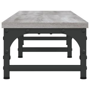 Поставка за монитор, сив сонома 105x23x15,5 см, инженерно дърво