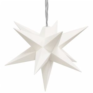 Коледна лампички, 10 LED, бели, 10 см