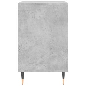 Шкаф за обувки, бетонно сив, 102x36x60 см, инженерно дърво