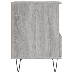 Нощно шкафче сив сонома 40x35x50 см инженерно дърво
