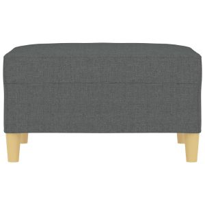 Табуретка, Тъмносив, 70x55x41 см, Плат