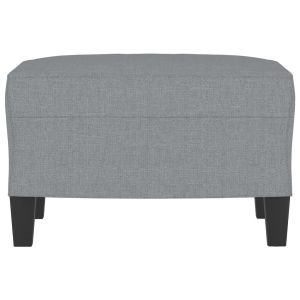 Табуретка, светлосива, 60x50x41 см, текстил