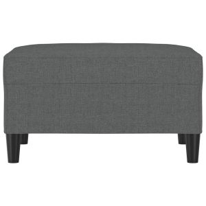 Табуретка, Тъмносив, 70x55x41 см, Плат