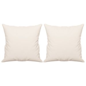 Възглавнички, 2 бр, бежови, 40x40 см, микрофибърна тъкан