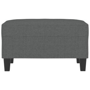 Табуретка, Тъмносив, 70x55x41 см, Плат