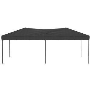 Сгъваема парти палатка, антрацит, 3x6 м