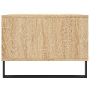 Кафе маса, дъб сонома, 90x50x36,5 см, инженерно дърво