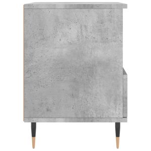 Нощни шкафчета 2 бр бетонно сив 40x35x50 см инженерна дървесина