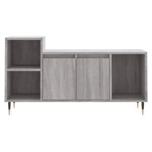 ТВ шкаф, сив сонома, 100x35x55 см, инженерно дърво