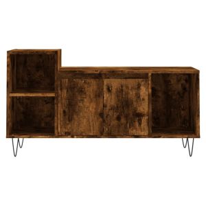 ТB шкаф, опушен дъб, 100x35x55 см, инженерно дърво