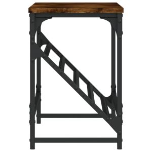 Етажерка за обувки, опушен дъб, 90x30x45 см, инженерно дърво