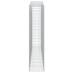 Габионни кошници арка 9 бр 400x50x220/240 см поцинковано желязо