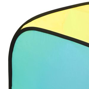 Детска палатка за игра с 250 многоцветни топки 190x264x90 см