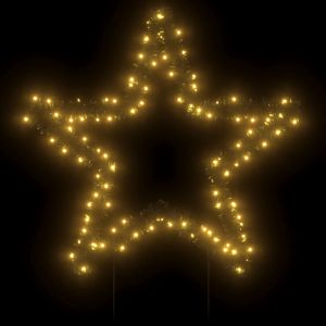 Коледна светеща украса с шипове, звезда, 115 LED, 85 см