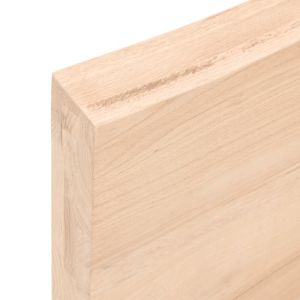 Стенен рафт, 60x50x(2-6) см, необработен масивен дъб