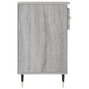 Шкаф за обувки, сив сонома, 102x36x60 см, инженерно дърво