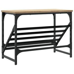 Шкаф за обувки, дъб сонома, 60x30x45 см, инженерно дърво