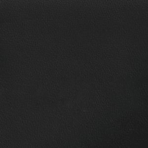 Комплект дивани от 2 части с възглавници черен изкуствена кожа