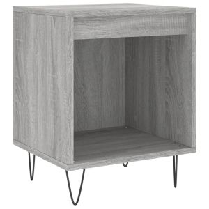 Нощни шкафчета 2 бр сив сонома 40x35x50 см инженерно дърво