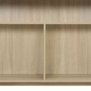 Бар маса с 2 плота, дъб, 130x40x120 см