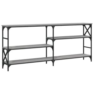 Конзолна маса, сив сонома, 180x29x76,5 см, инженерно дърво